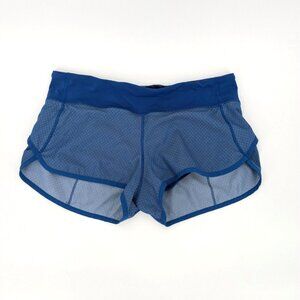 lululemon athletica Blue Mesh Athletic Shorts